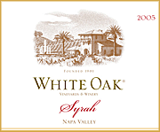 White Oak 2005 Syrah